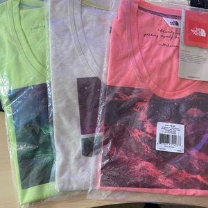 Set of 3 North Face Womens MEDIUM T-Shirts